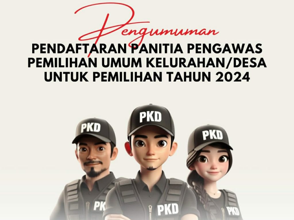 Bawaslu Lamsel sampaikan Pengumuman Pendaftaran Calon Anggota Panwaslu Kelurahan/Desa Se-Lamsel untuk Pemilihan Tahun 2024