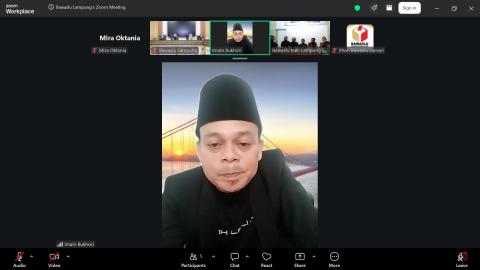 Rapat Pembahasan Evaluasi atas Pelaporan Pertanggungjawaban Penggunaan Anggaran Dana Hibah Pilkada pada Bawaslu Kabupaten Lampung Selatan