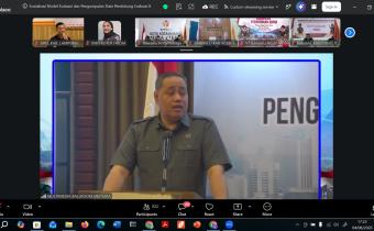Bawaslu Kabupaten Lampung Selatan Ikuti Sosialisasi Model Evaluasi dan Pengumpulan Data Pendukung Evaluasi IKP 2024